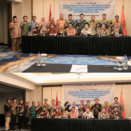 Ketua Bawaslu OKU Timur Menghadiri Rakor Terkait PPID