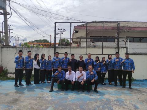 foto bersama upacara