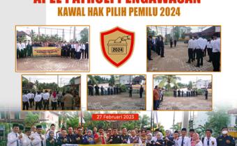 Bawaslu Kabupaten OKU Timur Menggelar Apel Patroli Pengawasan Kawal Hak Pilih pada Pemilu 2024