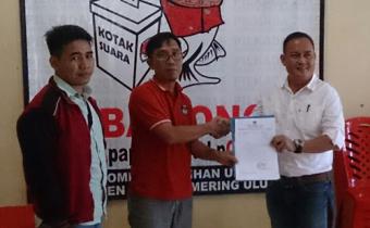 Penyerahan Hasil Verifikasi Faktual Keanggotaan Partai Berkarya dan Partai Garuda Kabupaten OKu Timur